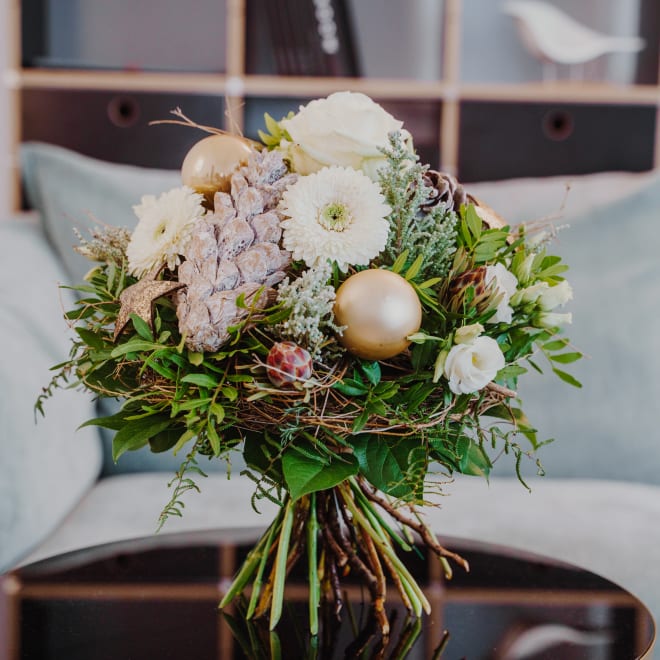 Bouquet de fleurs «Conte d'hiver»