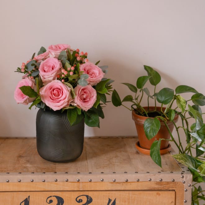 Blumenstrauss «Rosenglück» mit Fairtrade-Rosen Max Havelaar