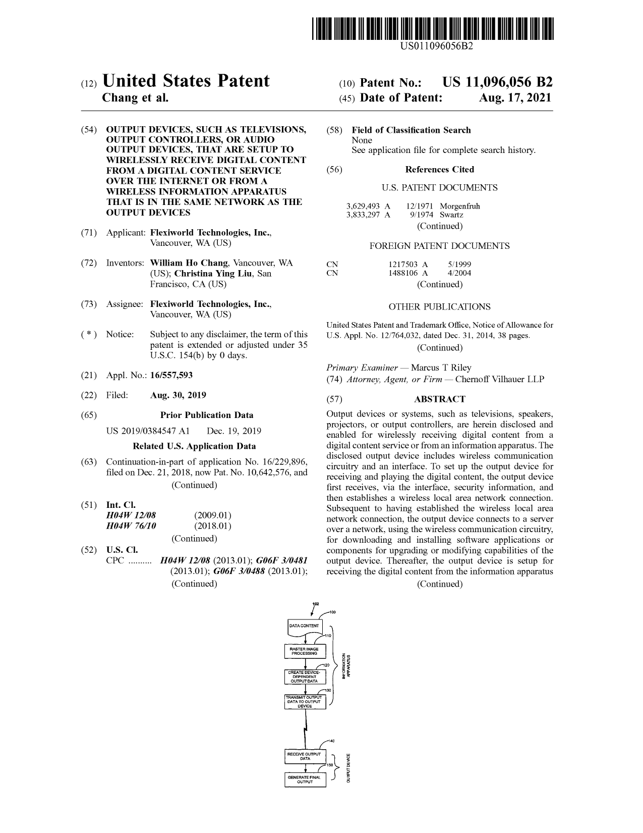 U.S. Patent: 11,096,056