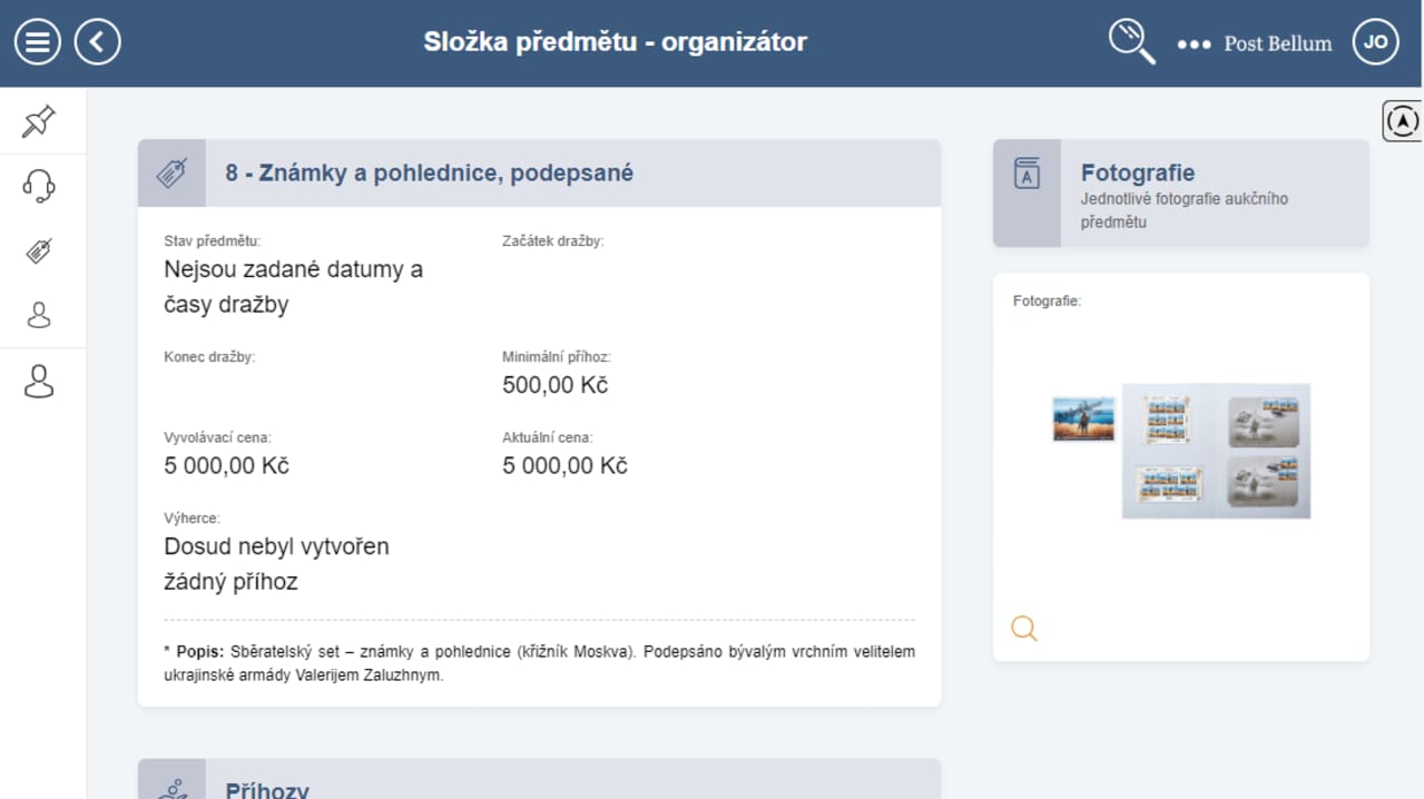 Složka předmětu