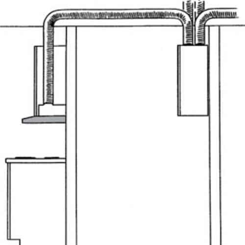 Kitchen hoods for connection to air handling unit and SAT-EC