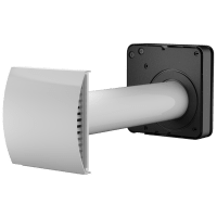 Aura One W 100 room ventilator in black with heat recovery