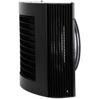Single box 250 in black finish for air intake or exhaust air mounted on exterior wall