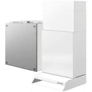 Nordic KS3 air handling unit for residential ventilation with kitchen hood