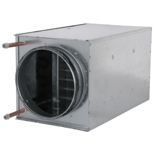 Vannbatteri i galvanisert stål for ventilasjonskanal