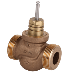 2-veis shuntventil med Kvs 6,3 for regulering av væskestrøm