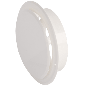 White TVR 125 plate valve with round duct connection