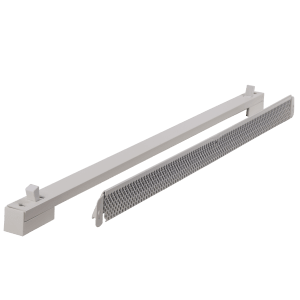 Slot vent 40 white with vent body and fine mesh insect screen