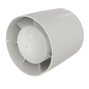 Flexit 100 DFM duct fan in plastic for installation inside ventilation ducts