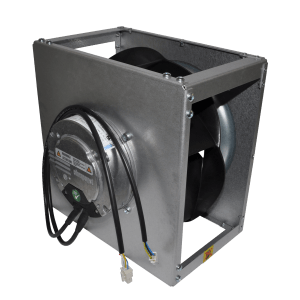 Komplett motor med monteringsbrakett og tilkoblingskabel for ventilasjonsaggregat i Flexit L14R