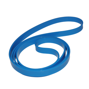 Rotorrem Uni 4 i blått plastmaterial, brukt til drift av roterende varmegjenvinner.