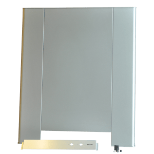 Komplett kort dør i sølv utførelse til K2 ventilasjonsaggregat