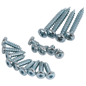 Skruepose med festeskruer for montering av kjøkkenhette Flow