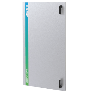 Dør venstre grå for L350R ventilasjonsaggregat