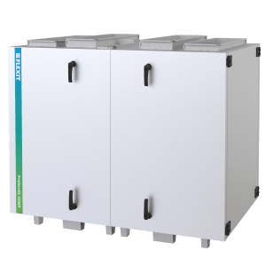 Flexit ProNordic S 260R air handling unit front view with top connections