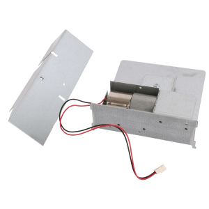 Spjelddrev for Vision/Elegant E/F med metallhus, motor og tilkoblingskabel.