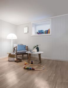 
                    Romventilator Flexit Roomie One W V2 montert på veggen