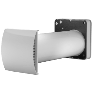 
                    Aura One W 160 romventilator i hvit utførelse med varmegjenvinning