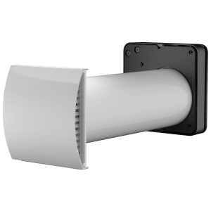 
                    Aura One W 160 room ventilator in black with heat recovery