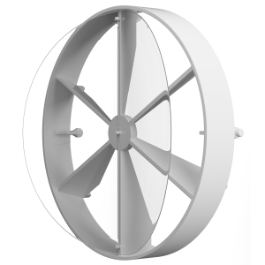 Backdraugh shutter FBD Ø125 plastic
