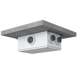 
                    Takmontert ventilasjonsaggregat for bolig med flere kanaltilkoblinger