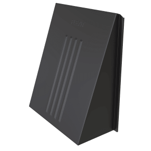 Cowel flat steel 150x150 black