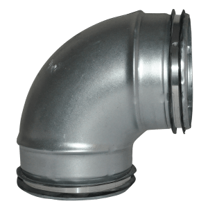 Kortböj 90° m/packningar Ø100 EAN