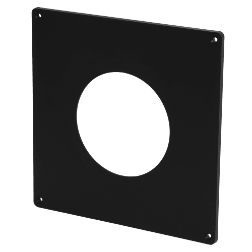 Cover plate 200x200 mm black