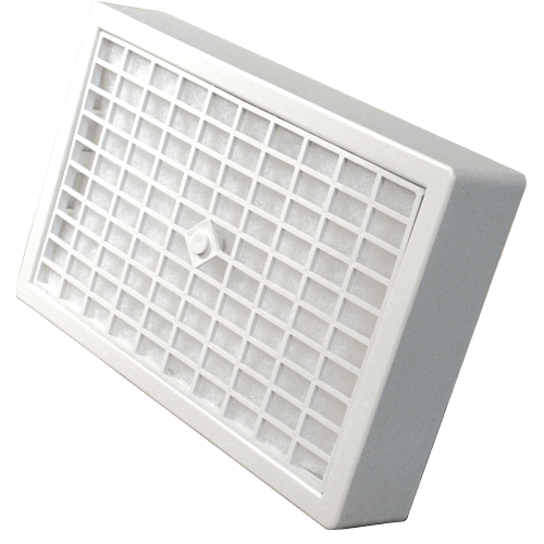 Supply valve OPTR Ø100 white plastic