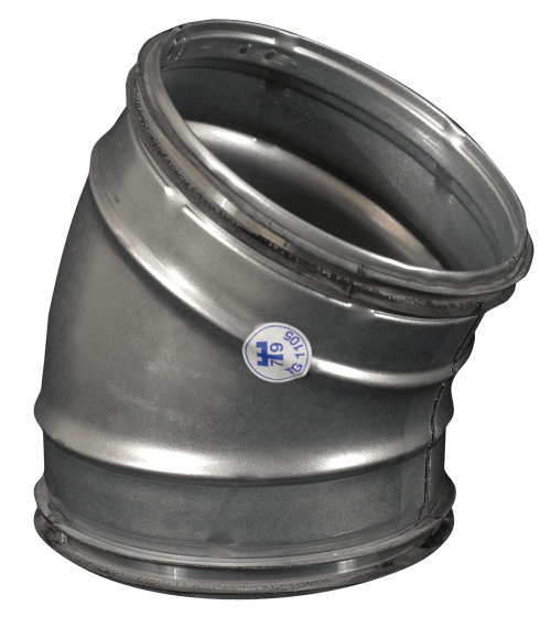 Bend 30° with gaskets.