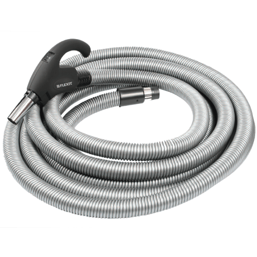 Vacuum cleaner hose on/off Entry