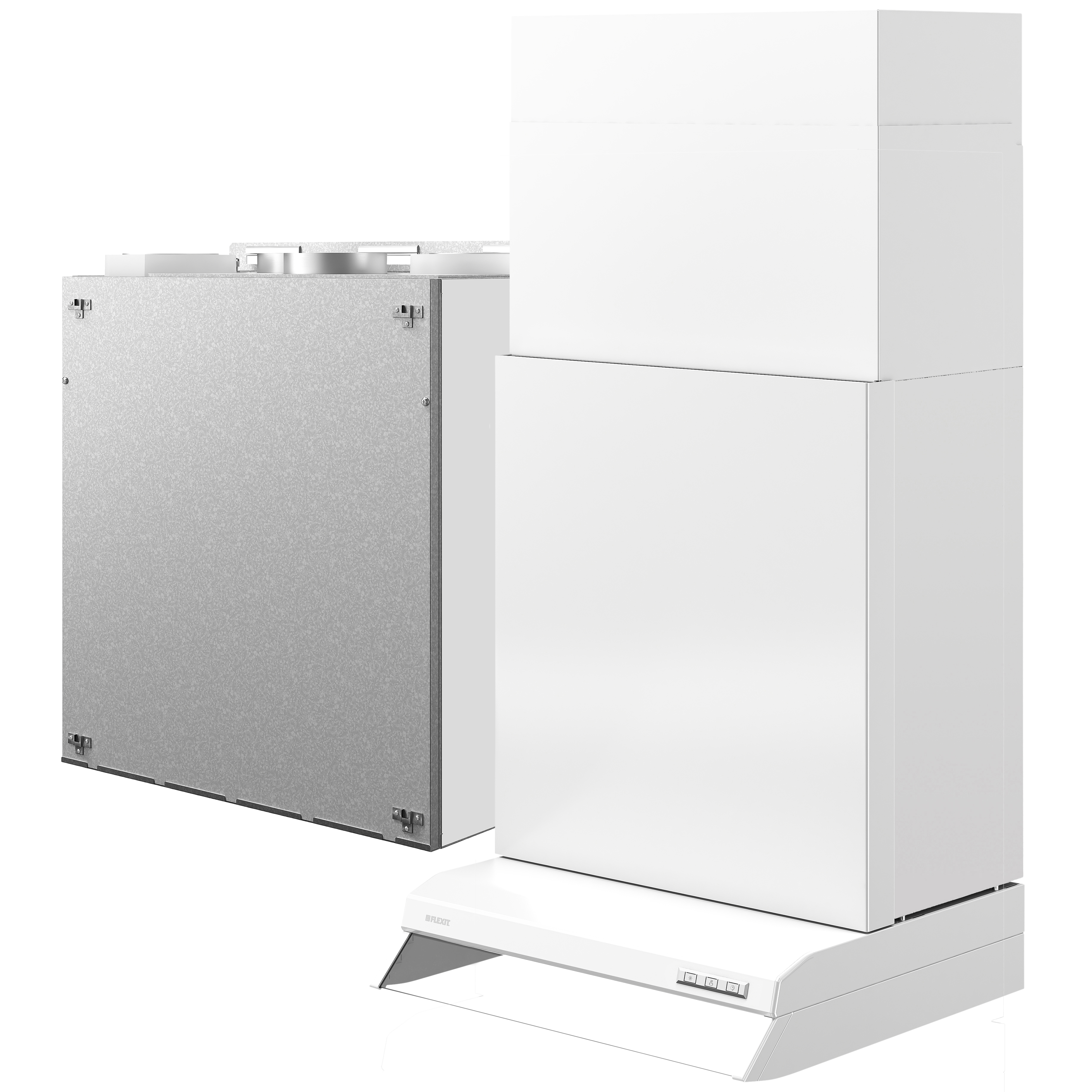 

                    Nordic KS3 ventilasjonsaggregat for bolig med kjøkkenhette