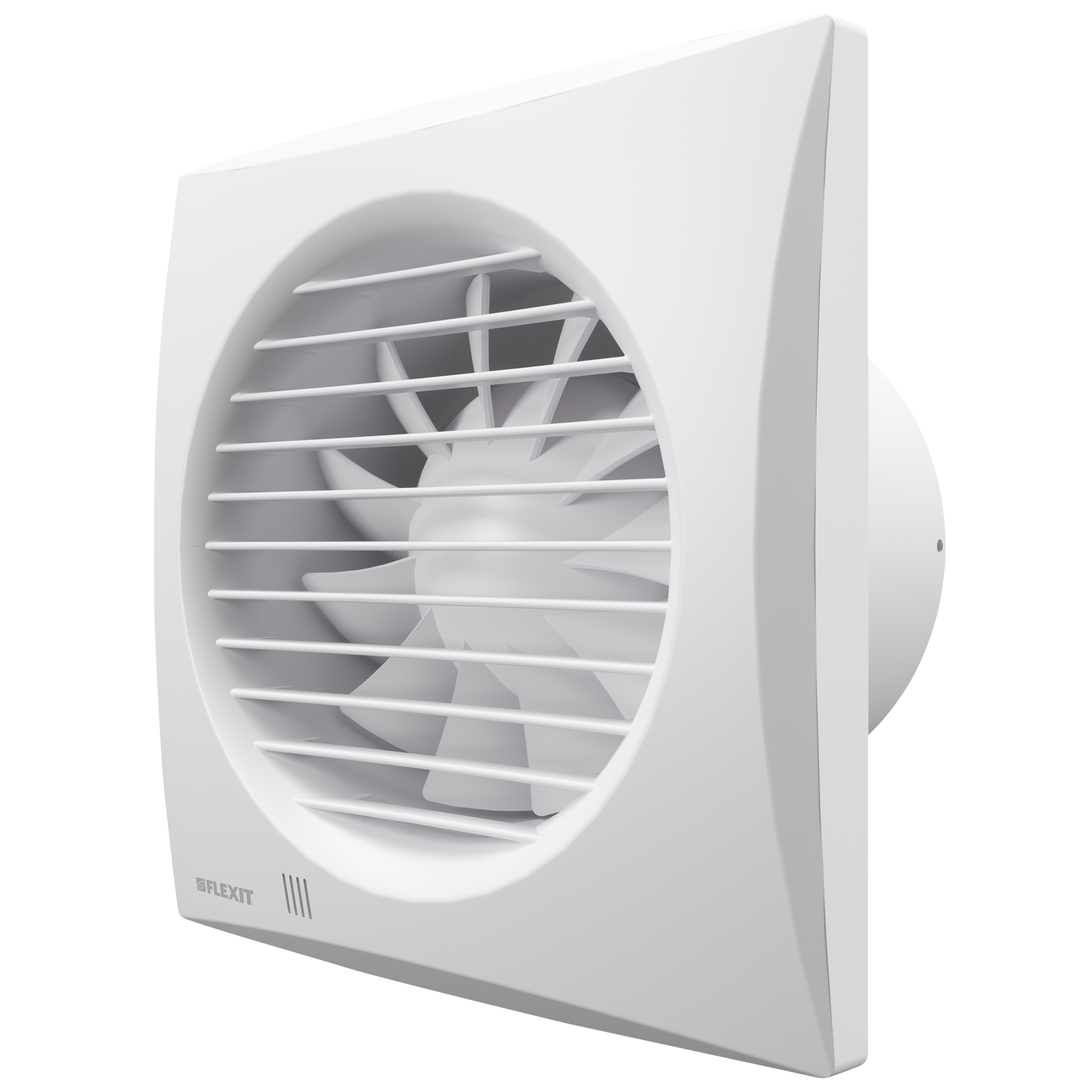 

                    Baderomsvifte Flexit Classic Eco 125 i hvit utførelse med lamellfront