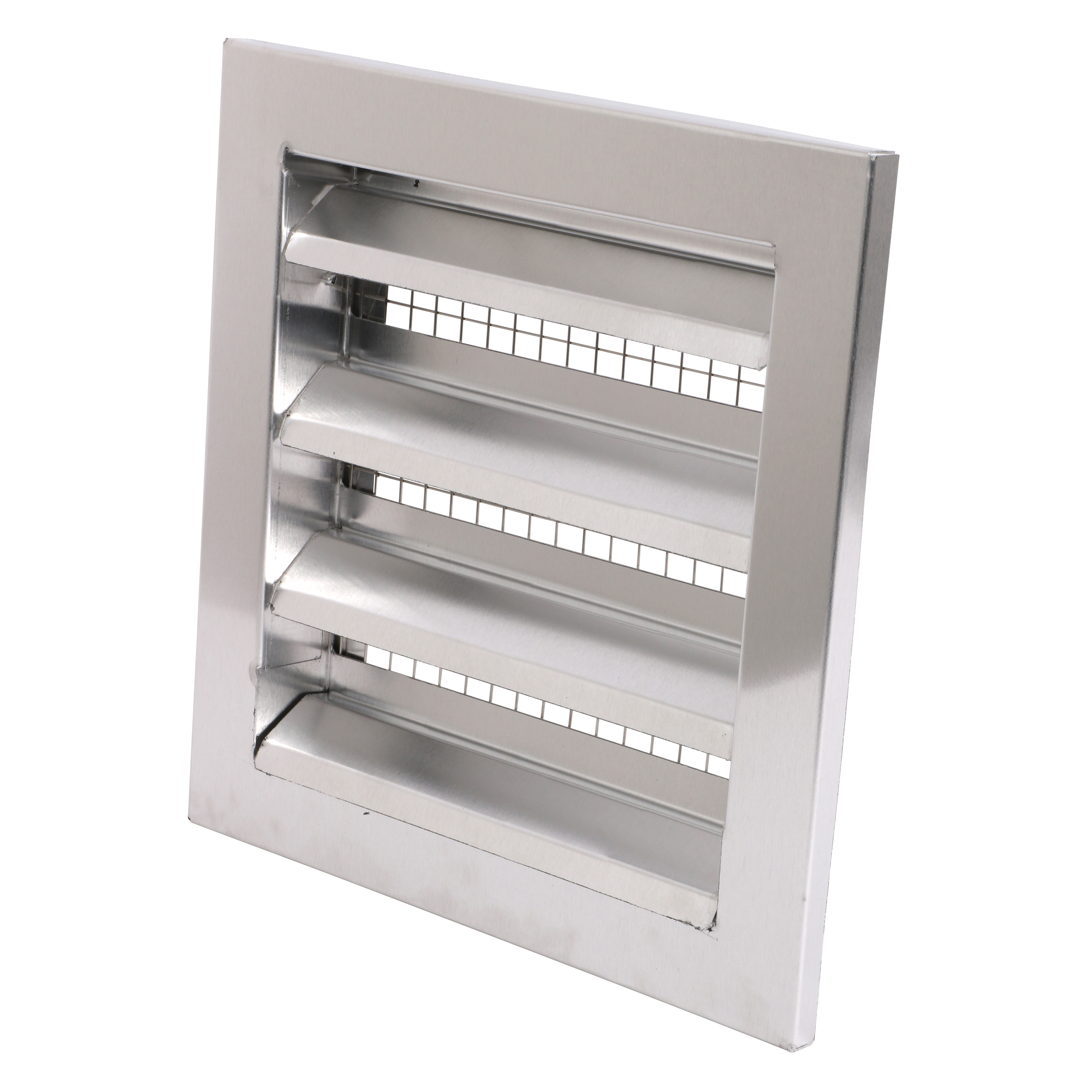 

                    Uteluftinntak for vegg i aluminium 200 × 200 mm for luftinntak i ventilasjonsanlegg