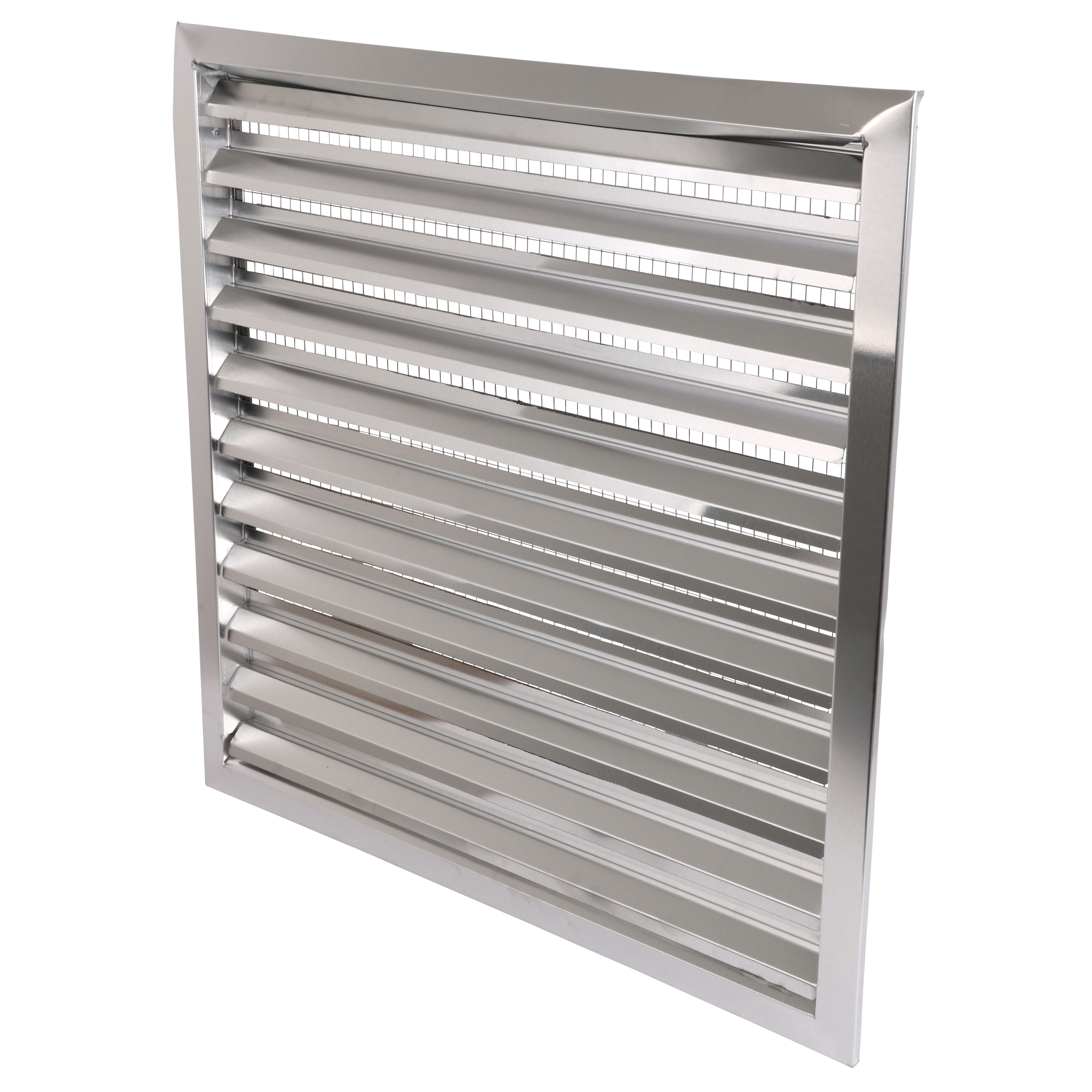 

                    Uteluftinntak for vegg i aluminium 600 × 600 mm for luftinntak i ventilasjonsanlegg