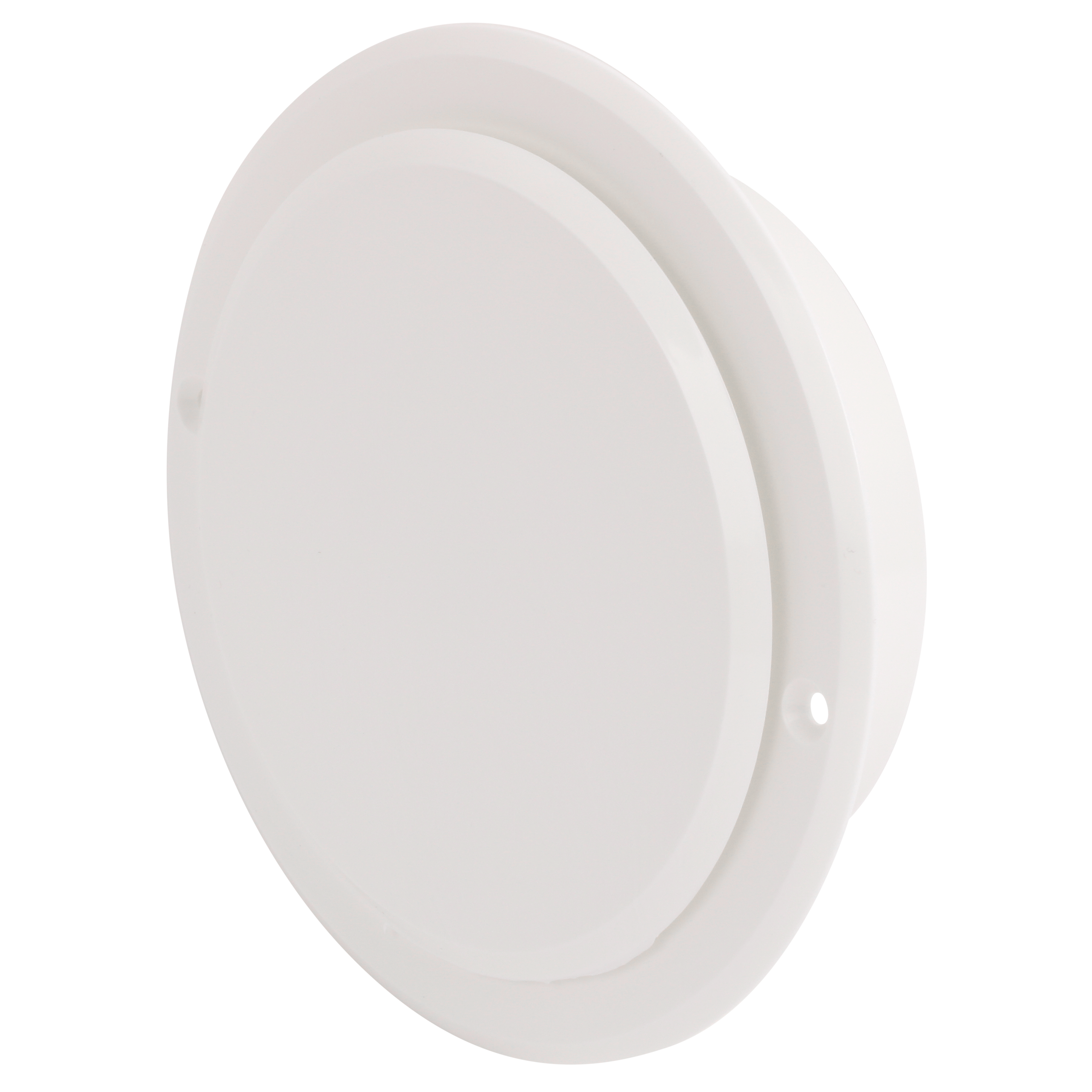 

                    Tallerkenventil TVR 100 i hvit utførelse med rund tilkobling