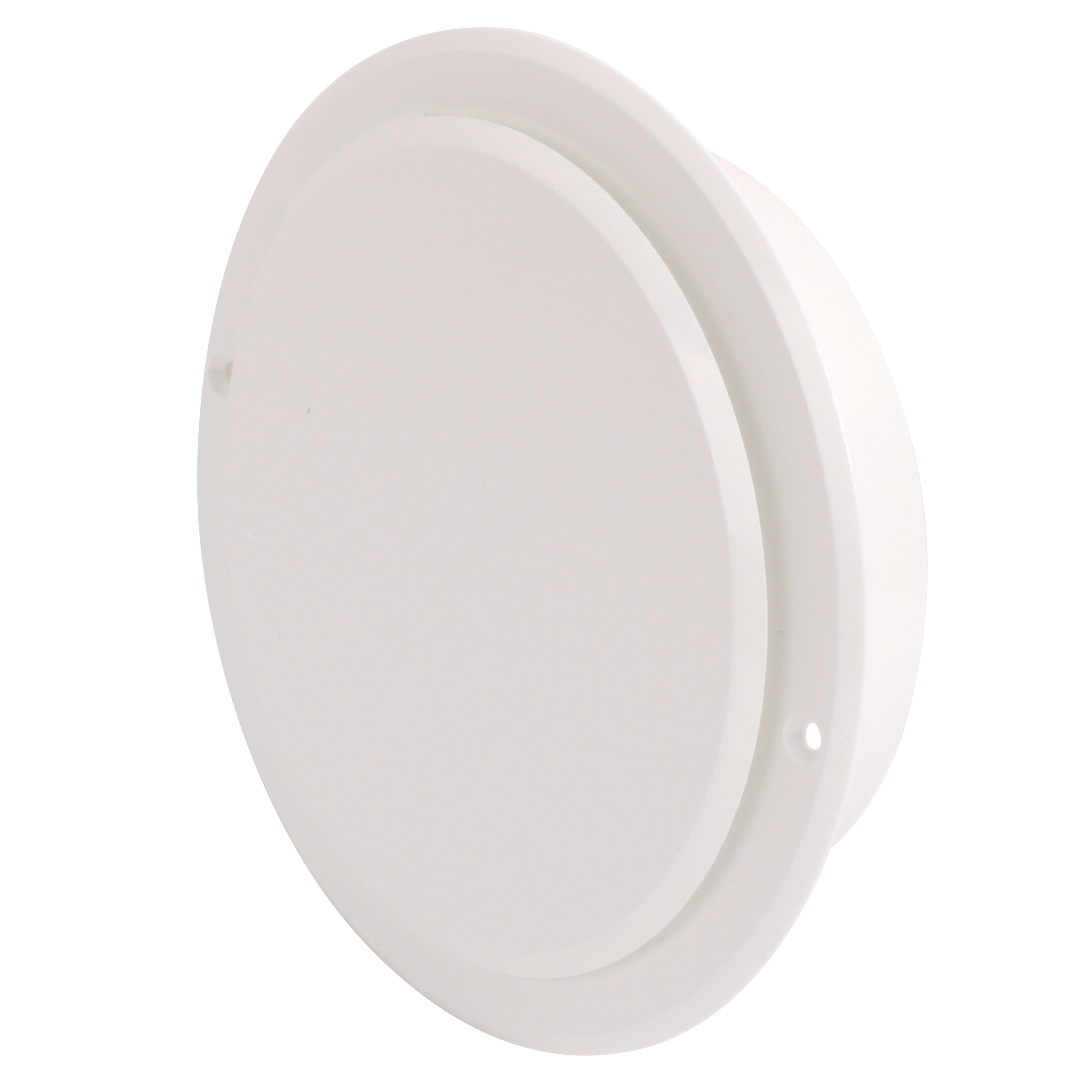 

                    Tallerkenventil TVR 125 i hvit utførelse med rund tilkobling