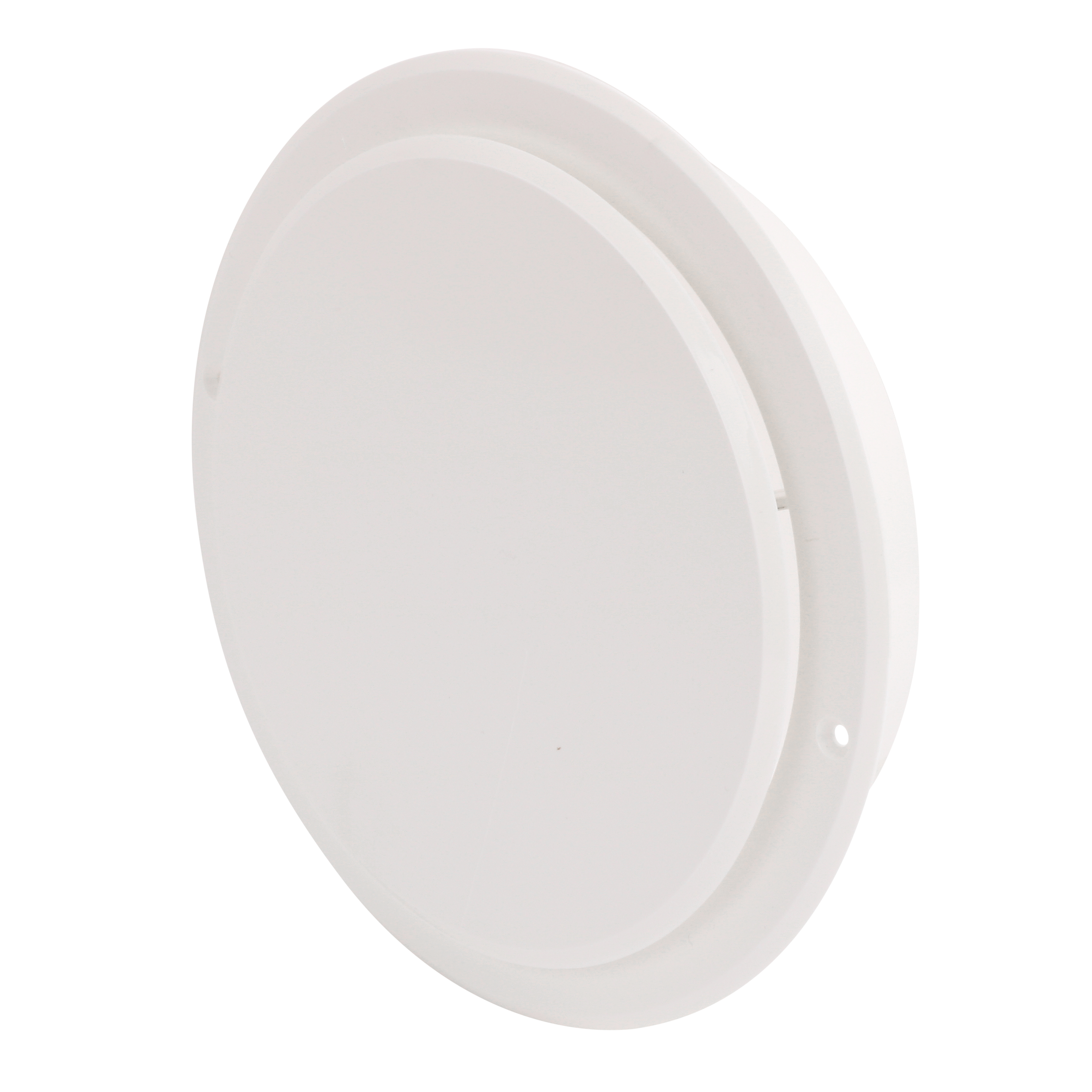 

                    Tallerkenventil TVR 160 i hvit utførelse med rund tilkobling