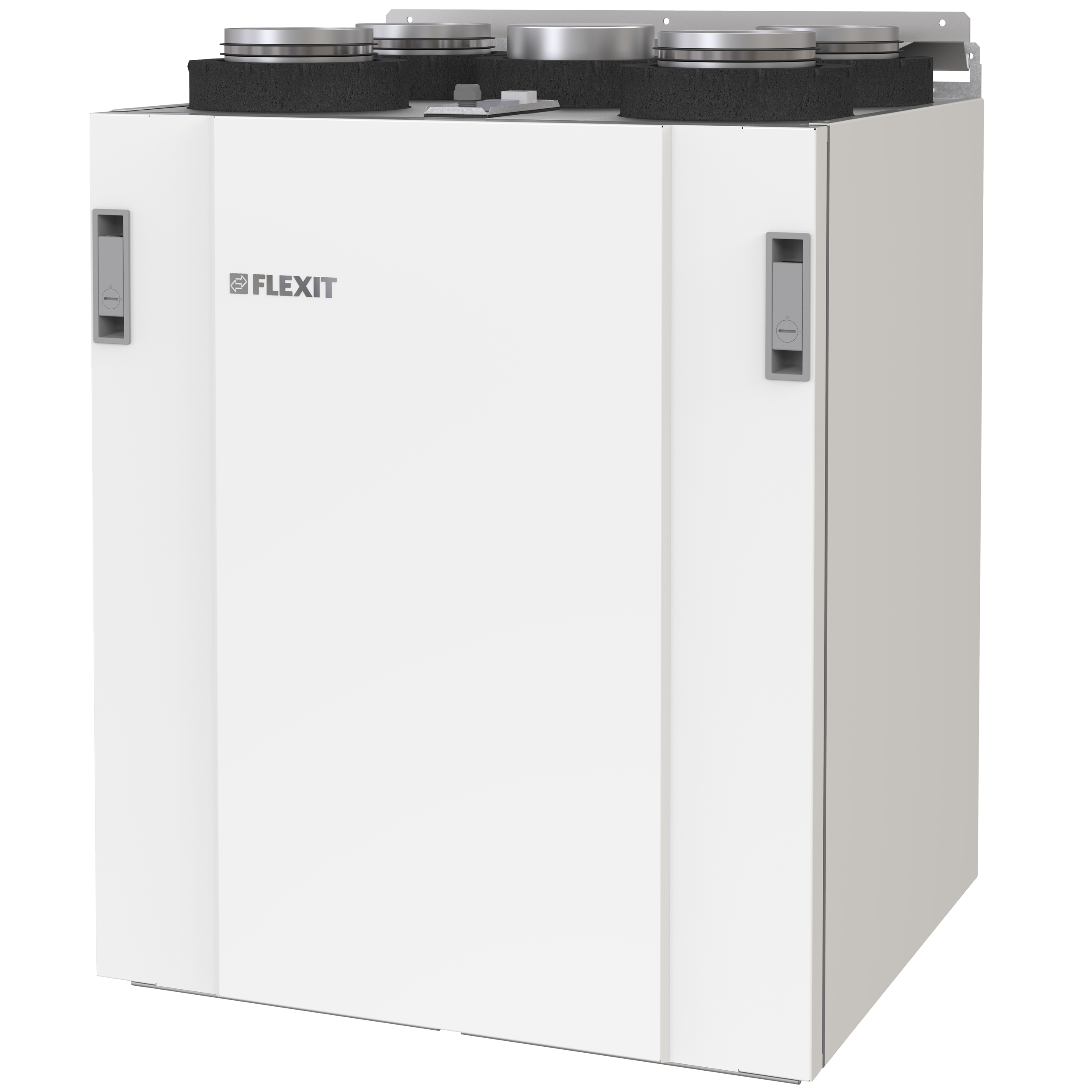 

                    Flexit Nordic S2/S3 ventilasjonsaggregat med toppanslutninger i hvit utførelse