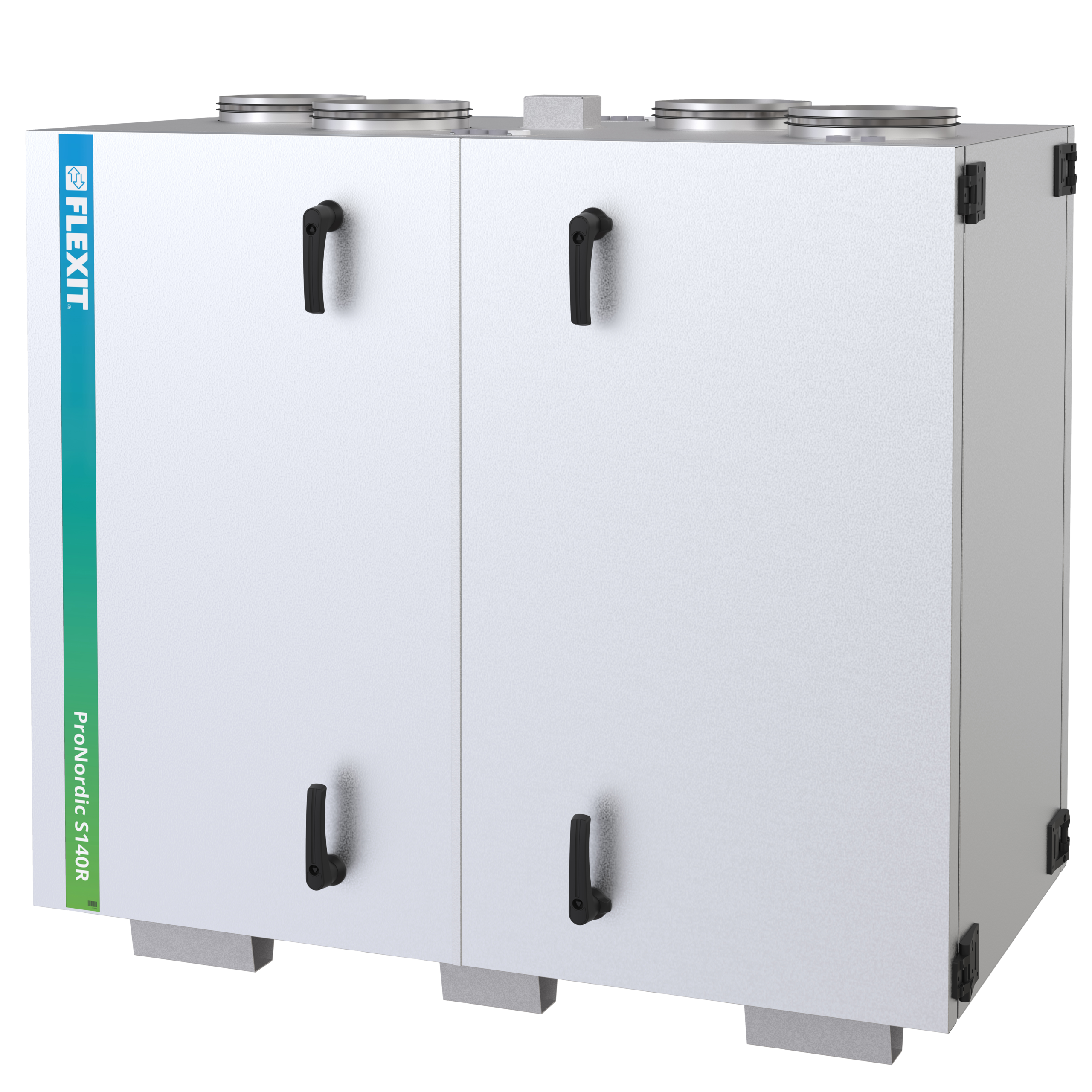 

                    Flexit ProNordic S 140R aggregat sett forfra med topptilkoblinger