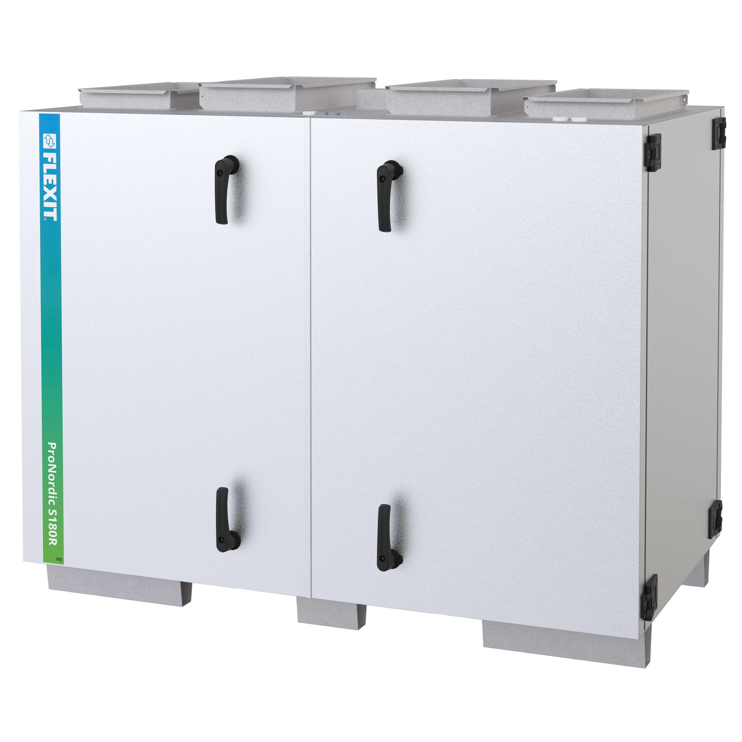 

                    Flexit ProNordic S 180R aggregat sett forfra med topptilkoblinger