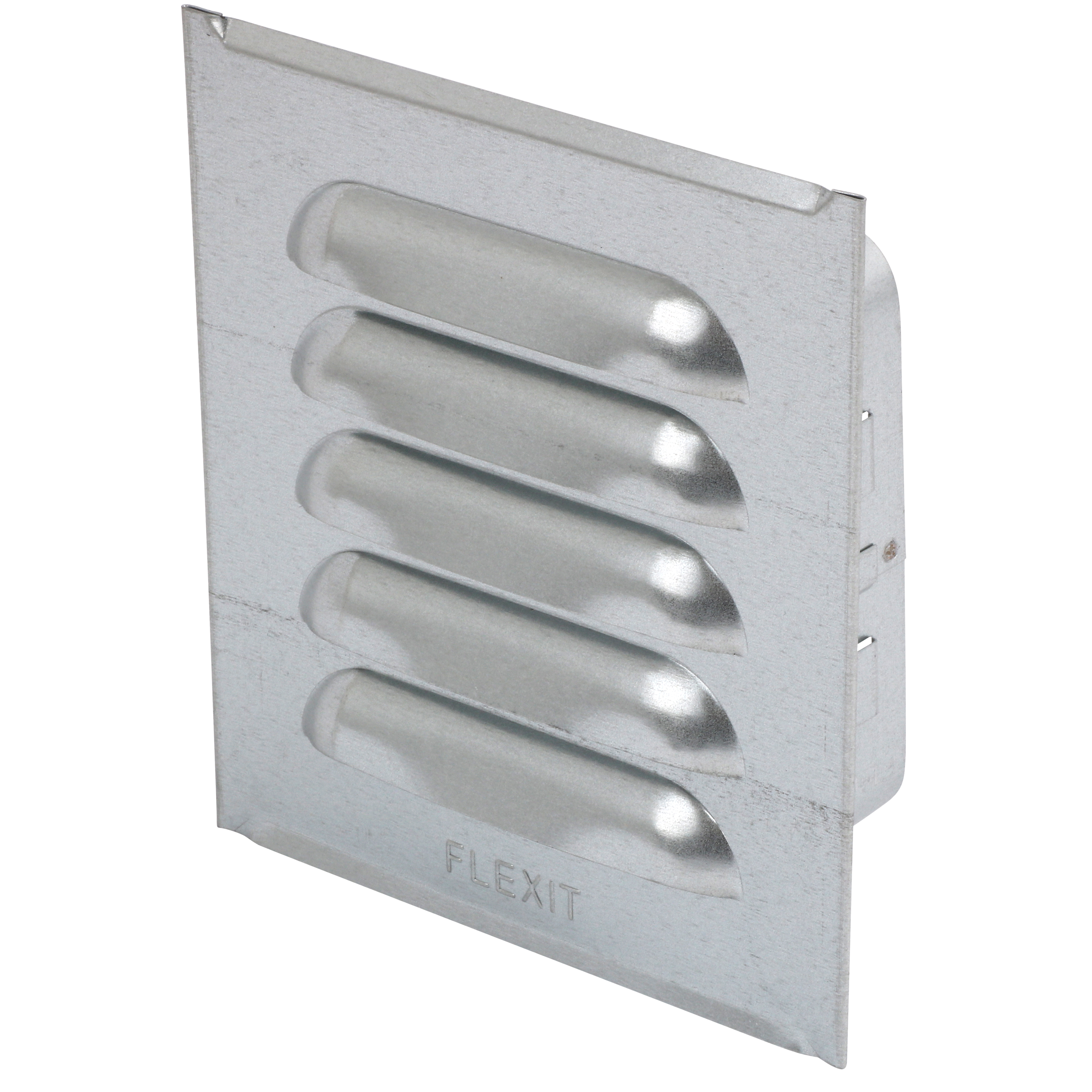 

                    Sjalusirist i stål 125×125 mm med karm for luftinntak eller avtrekk