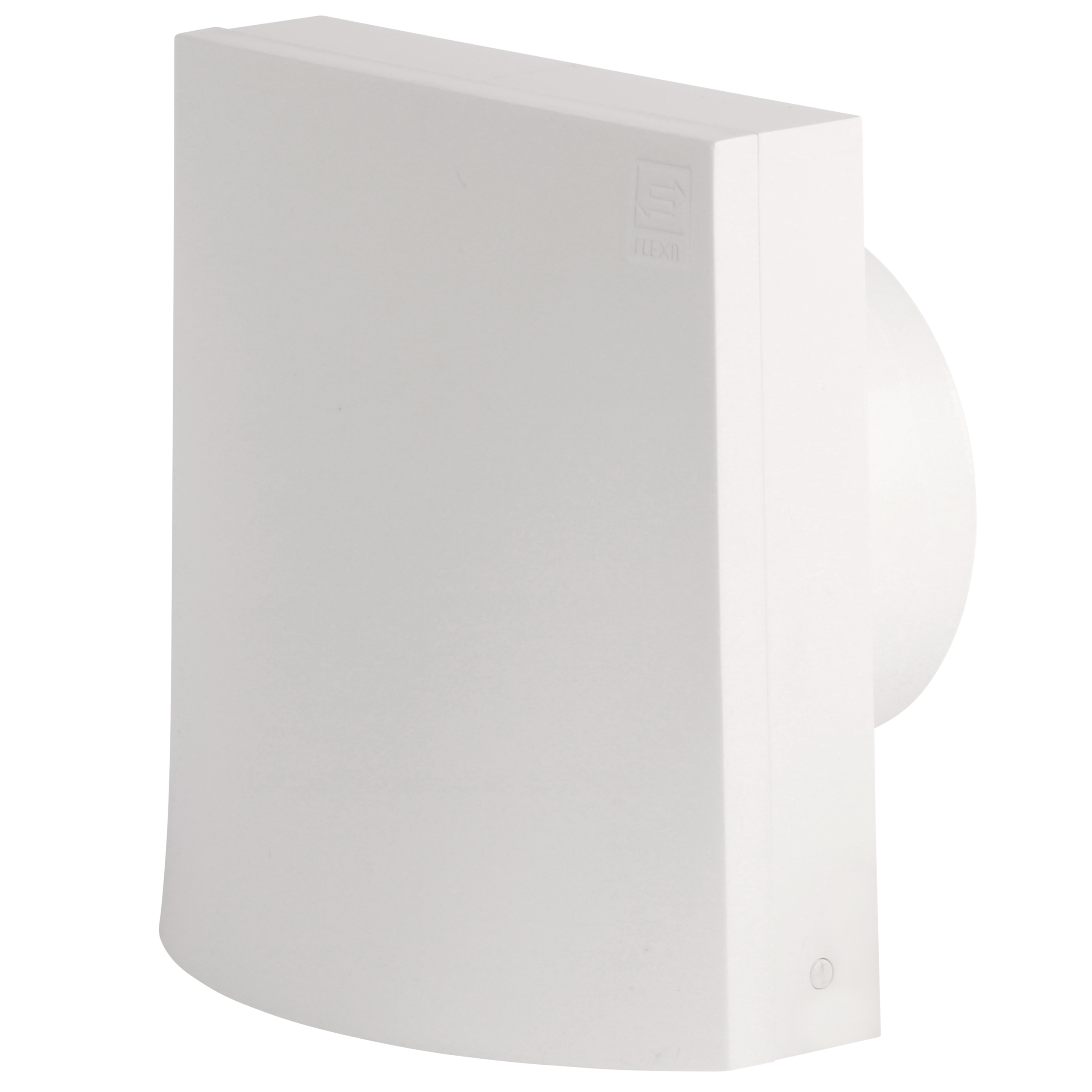 

                    Hvit ventilkappe Aero med stuss Ø125 for utvendig luftinntak eller avtrekk