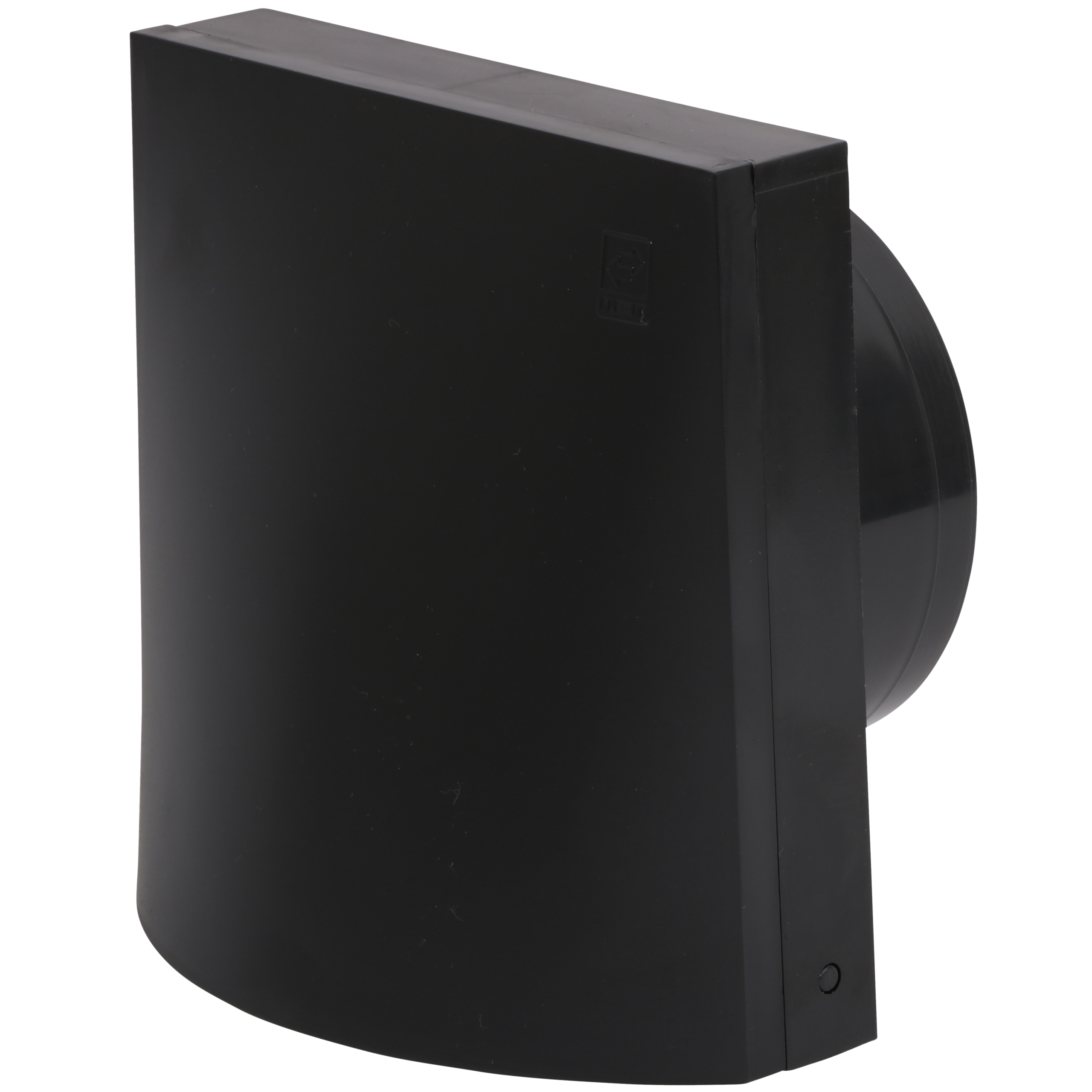 

                    Sort ventilkappe Aero med stuss Ø125 for utvendig luftinntak eller avtrekk