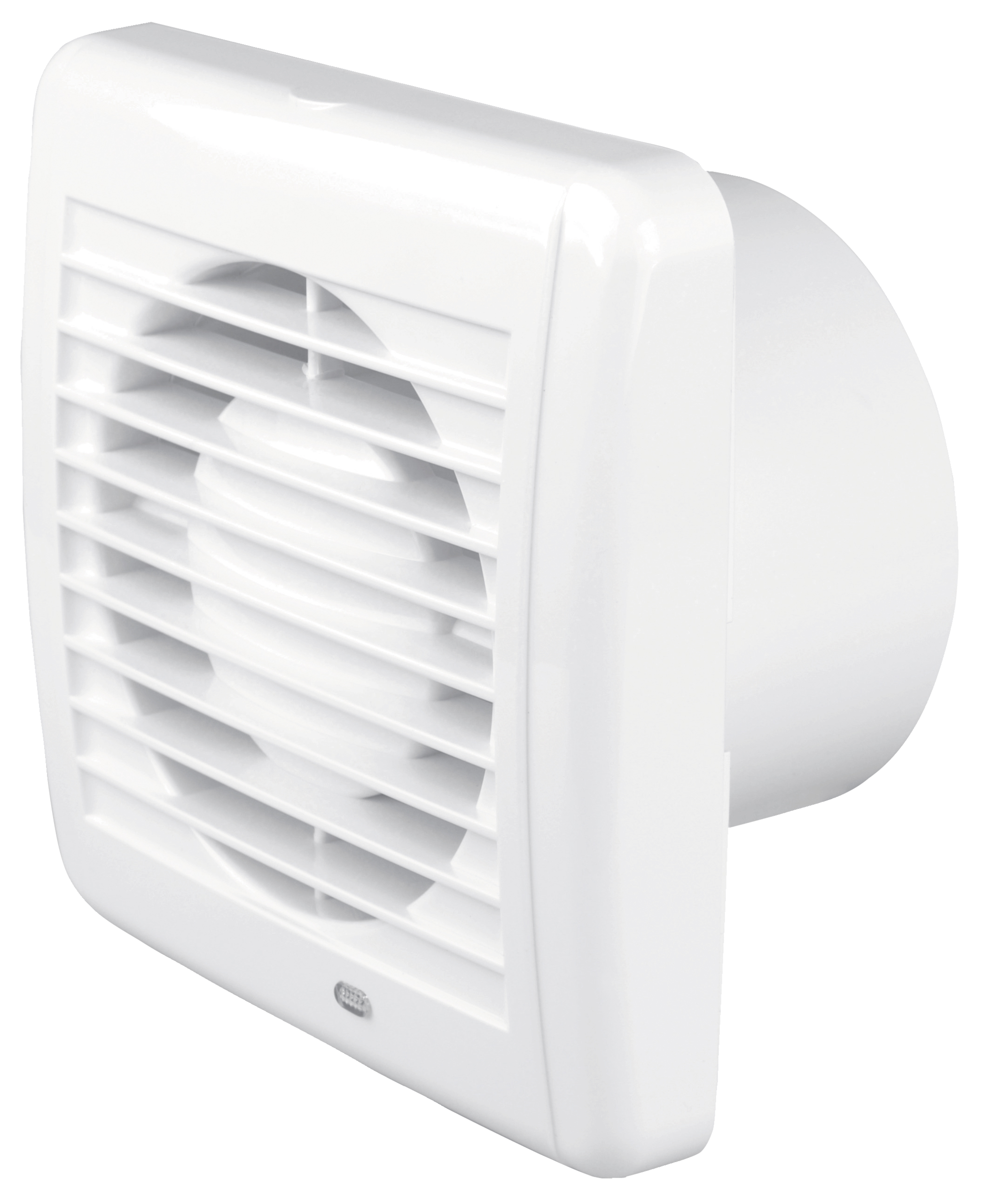 

                    Firkantet baderomsvifte Flexit B 100 std i hvit utførelse med lamellfront