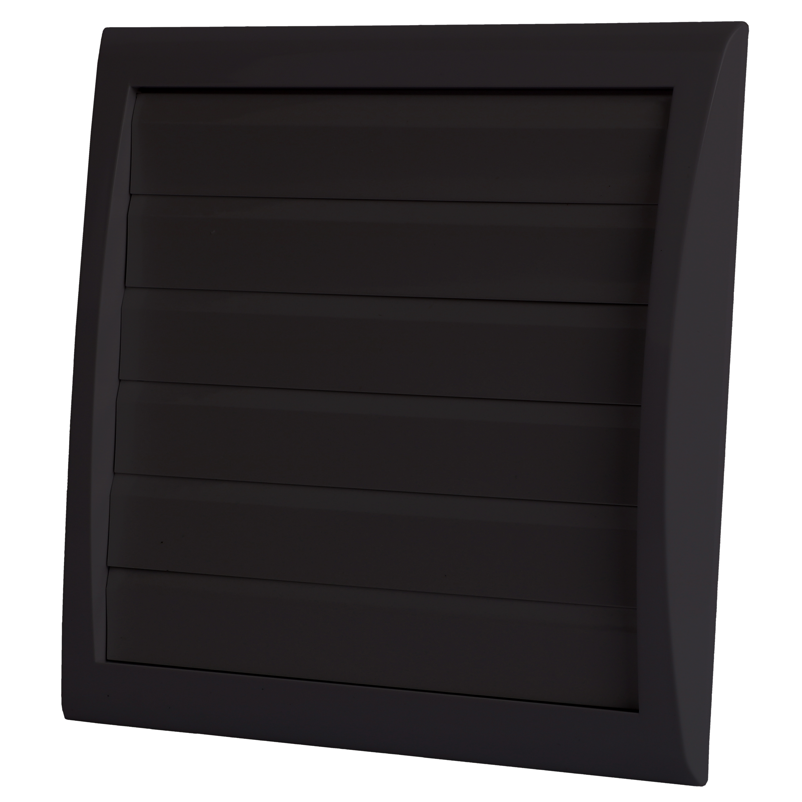 

                    Lamellventil MW125 med rund stuss i sort utførelse