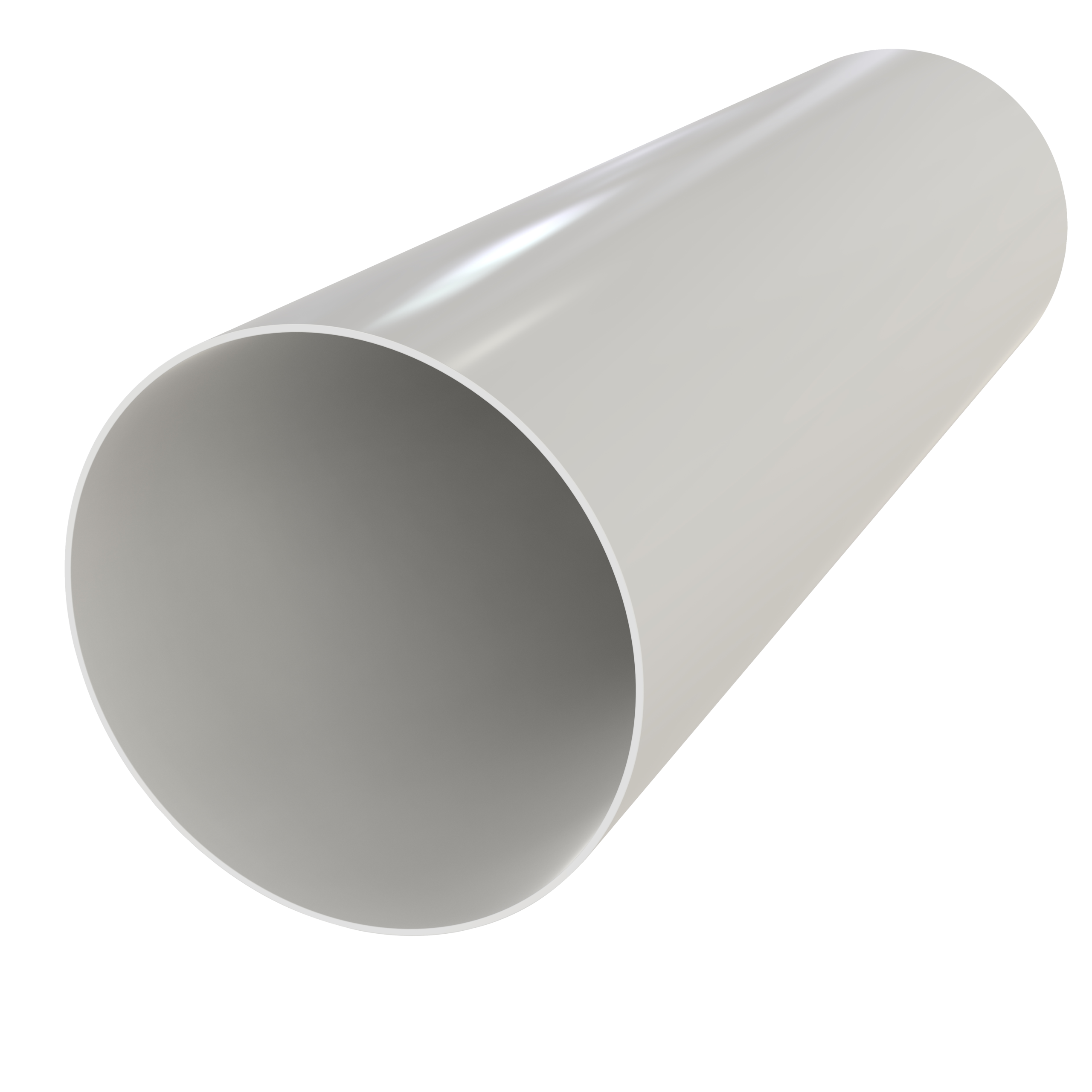 

                    Hvit veggjennomføring i plast Ø100 for ventilasjonskanal, tilpasset montering gjennom yttervegg