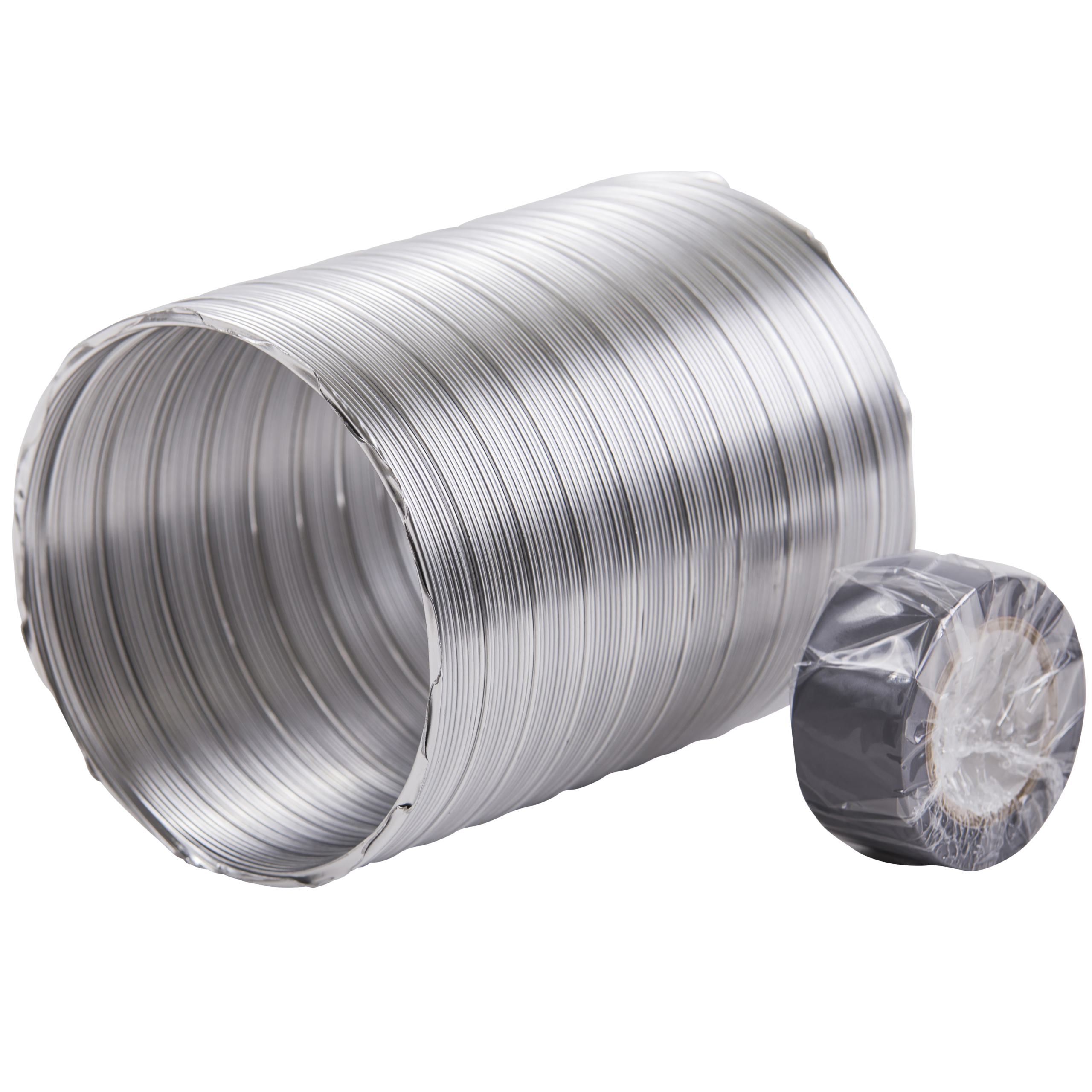 

                    Veggjennomføring i aluminium Ø100 mm, lengde 0,5 m for ventilasjonskanal