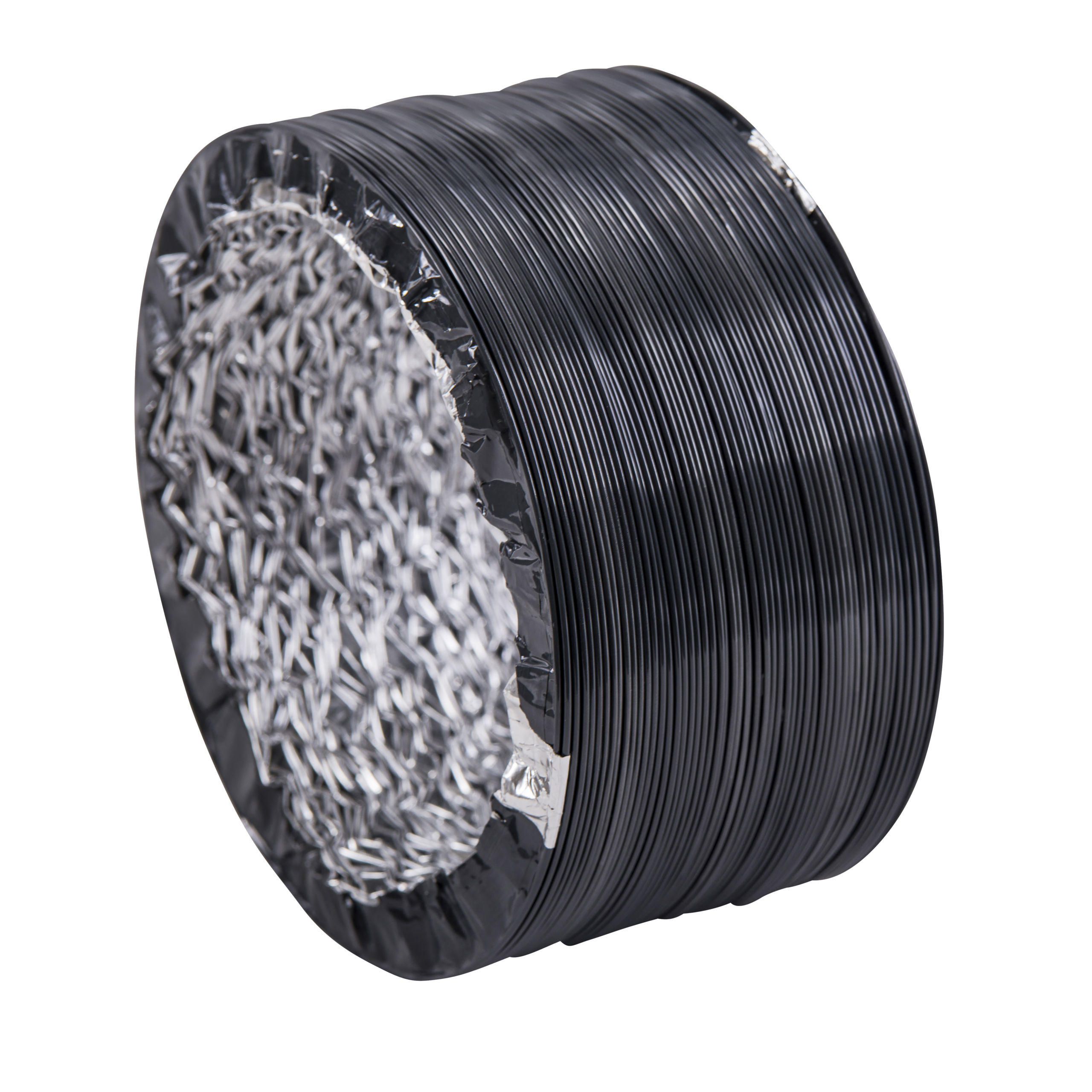 

                    Fleksibel ventilasjonsslange Polyflex med mørk ytterkappe