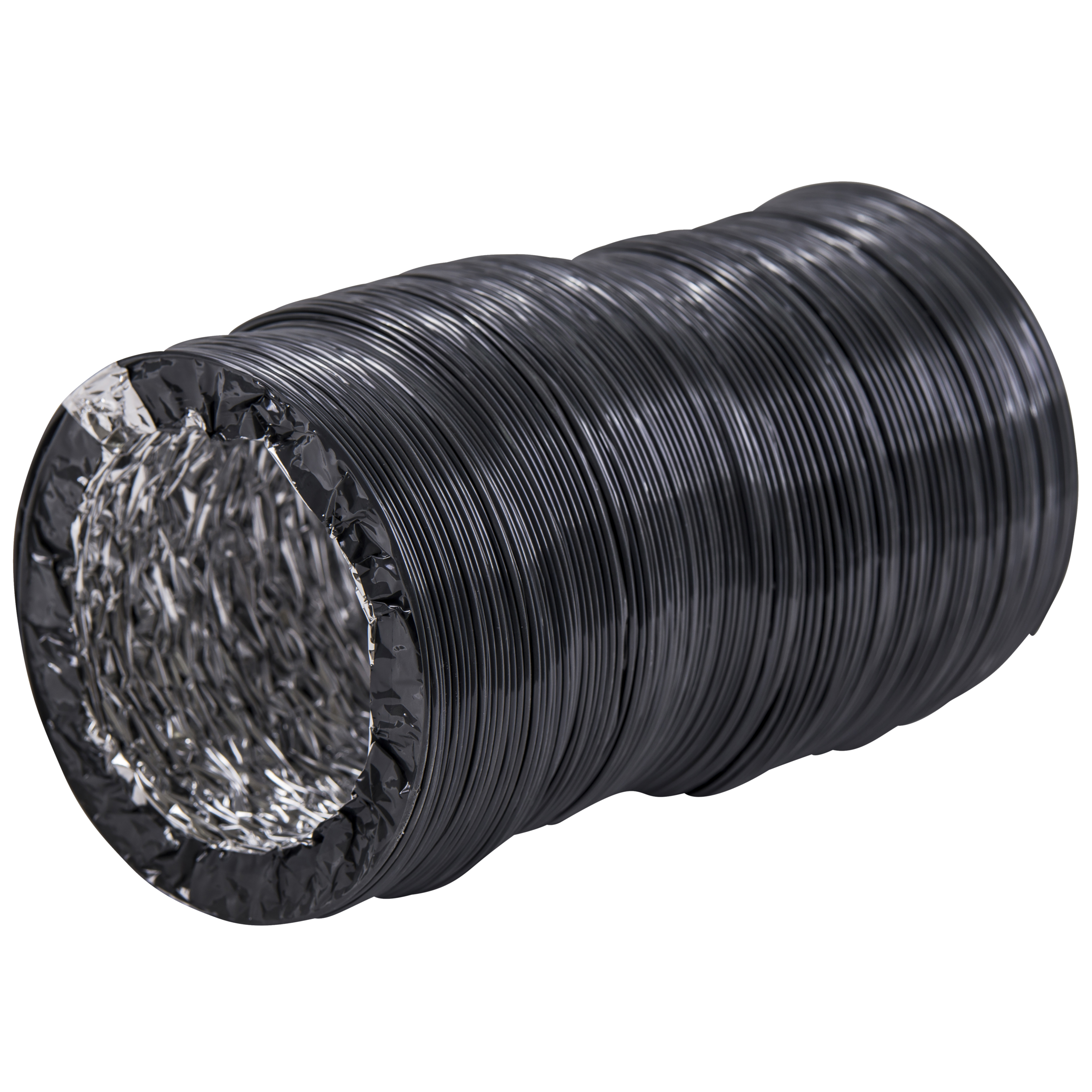 

                    Fleksibel ventilasjonsslange Polyflex med mørk ytterkappe